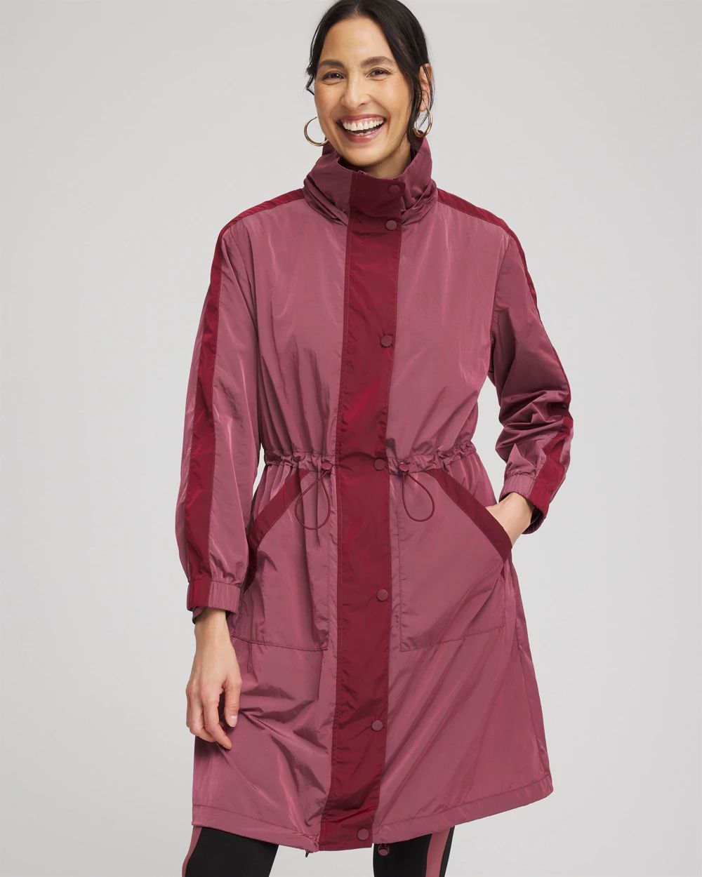 Zenergy® Contrast Anorak Jacket | Chico's Zenergy® Contrast Anorak Jacket | Chico's